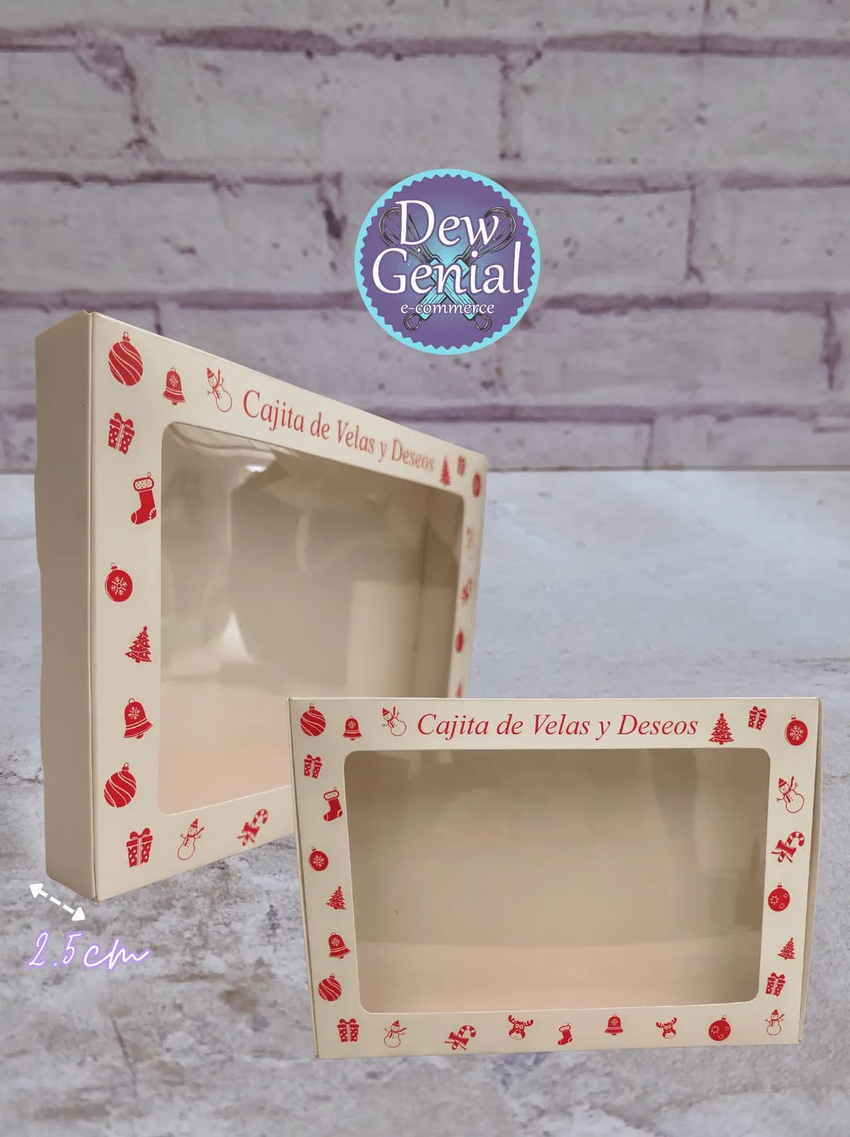 Caja Ref. Deseos 7 de Velitas Grande 14.5cm * 20.5 cm - 1