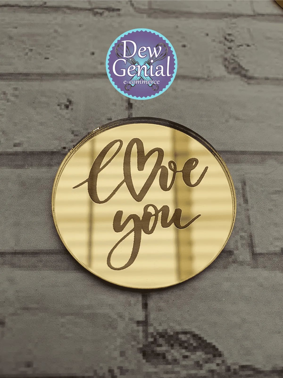 Circle Topper Love You ct-020