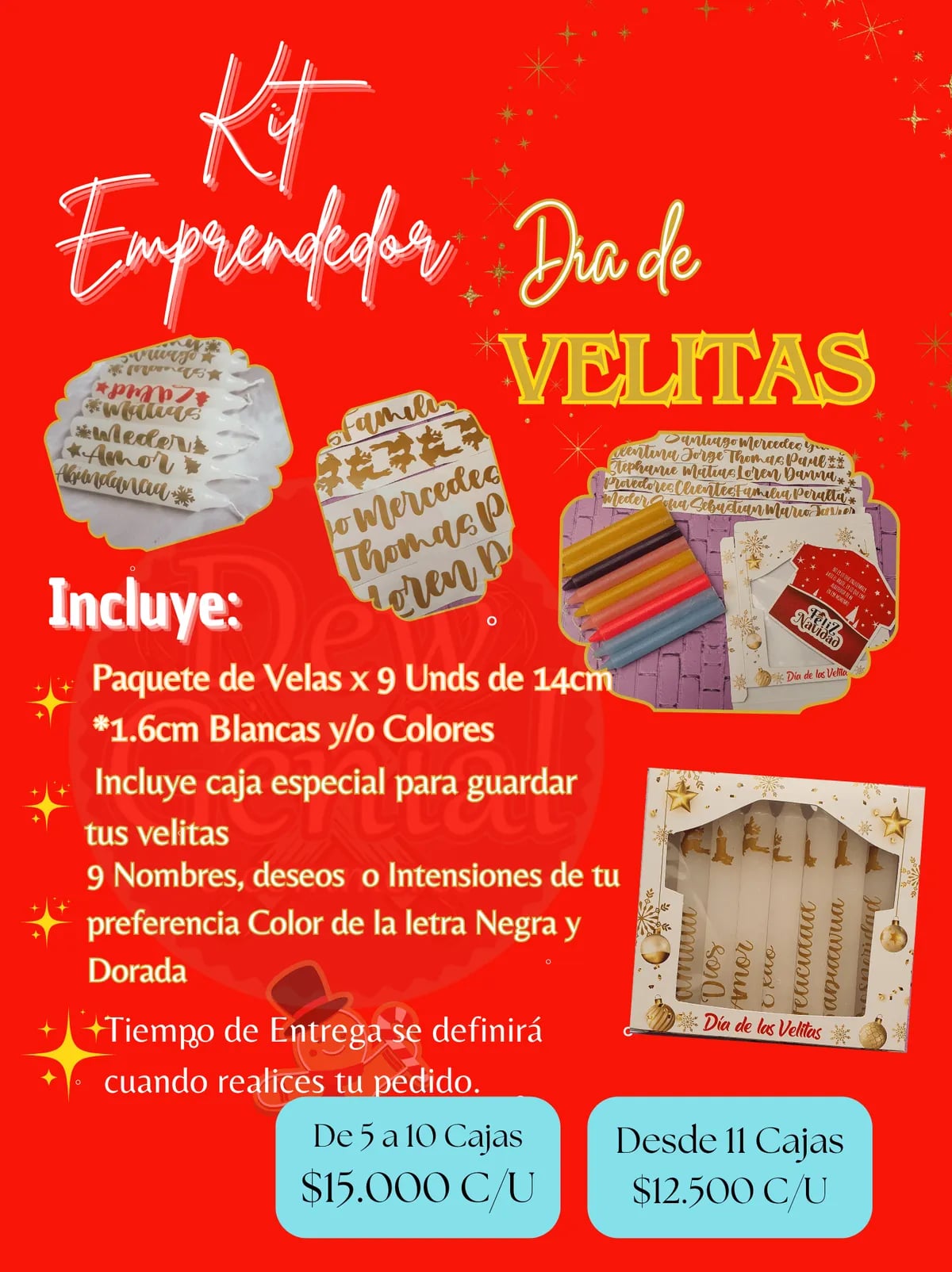 Kit Velas Emprendedor