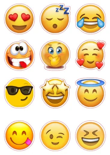 Topper Cake – Emoji