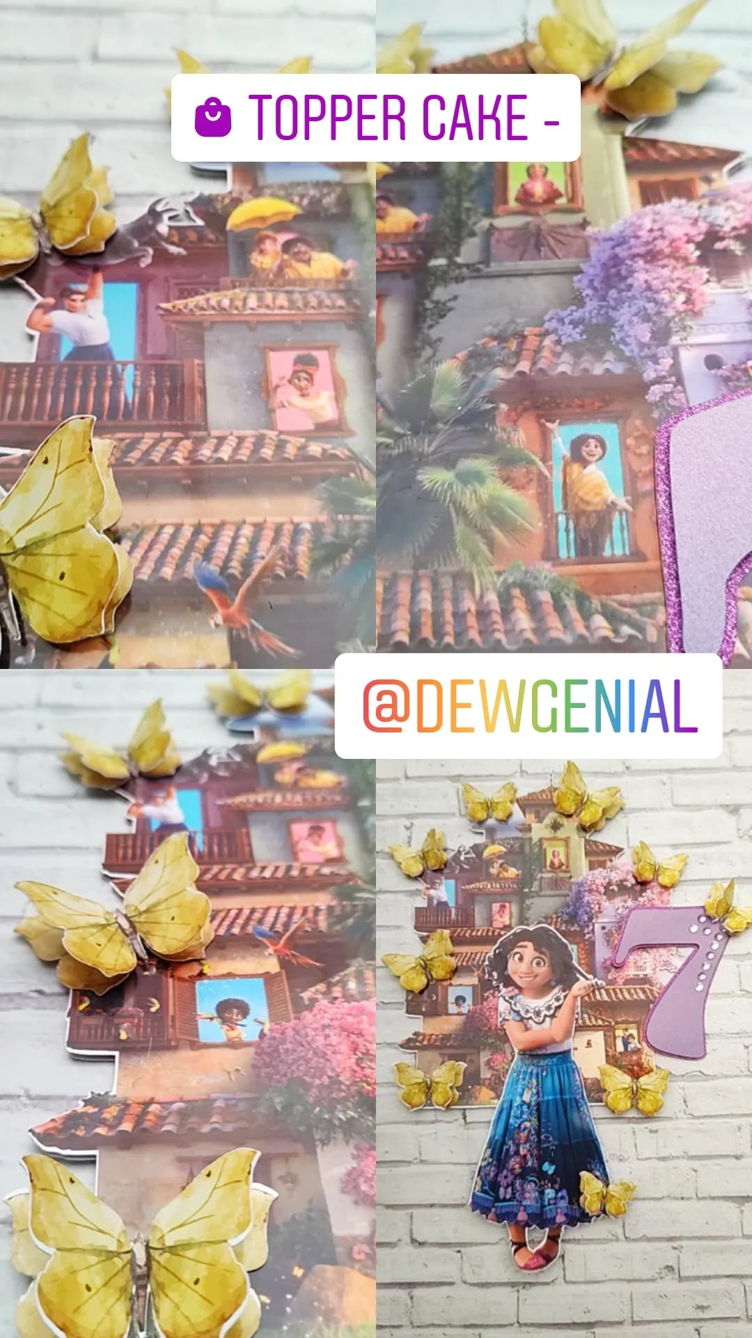 Topper Cake - Encanto Disney E4