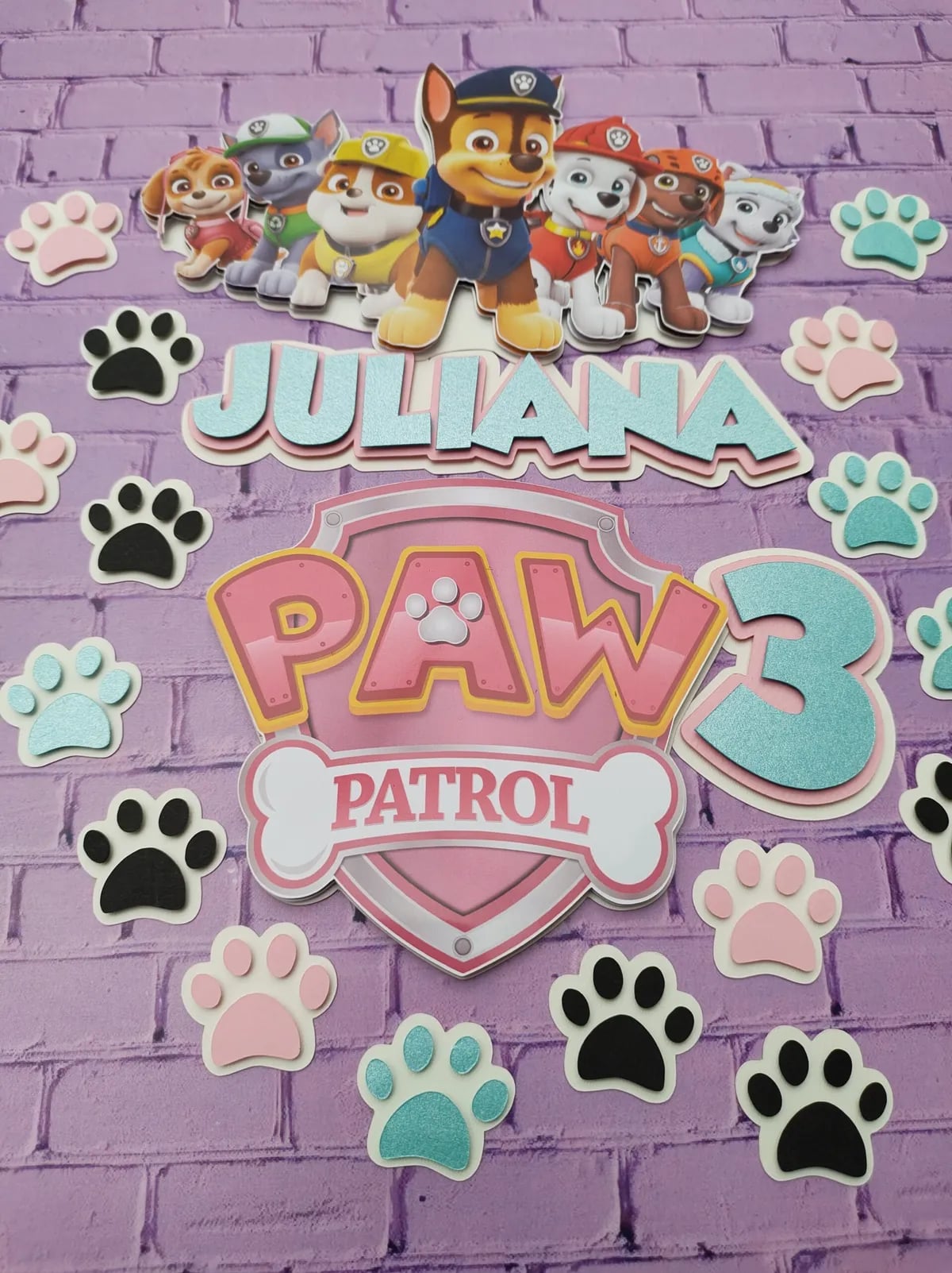 Topper Cake - Paw Patrol Girl