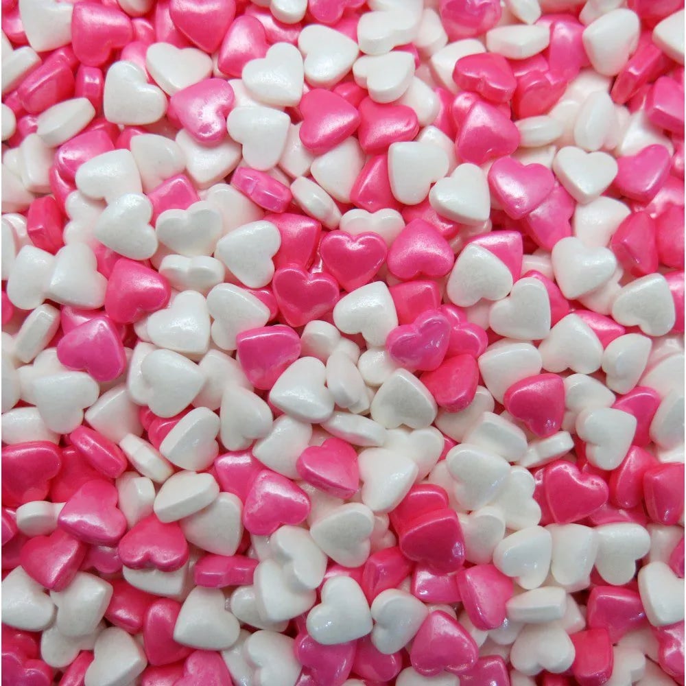 Gragea Corazón Blanco y Rosado Jumbo x50gr