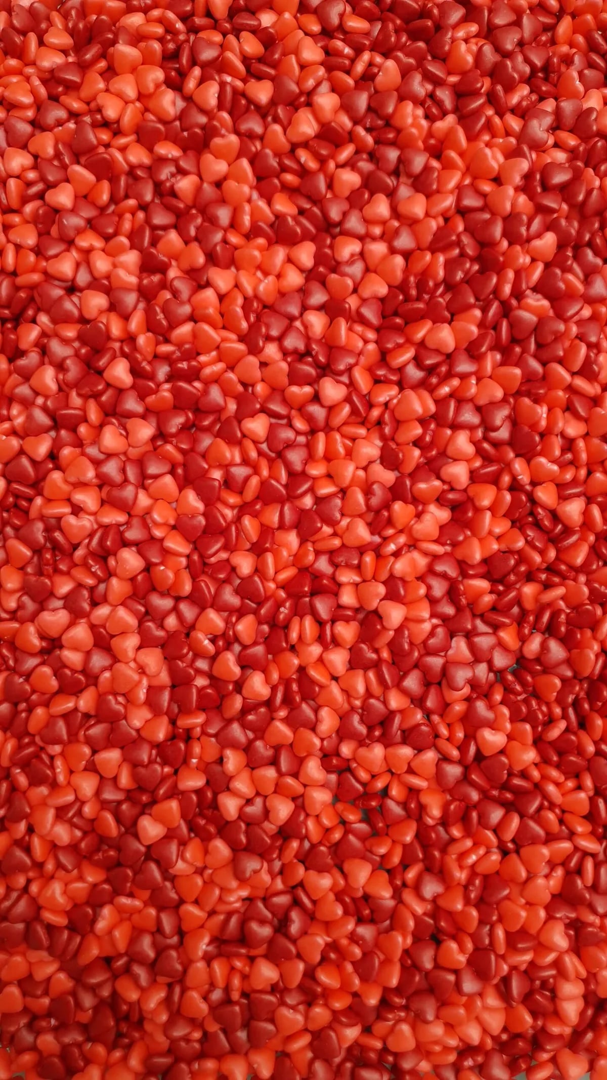 Gragea Corazón Color Fucsia y Rojo x50gr