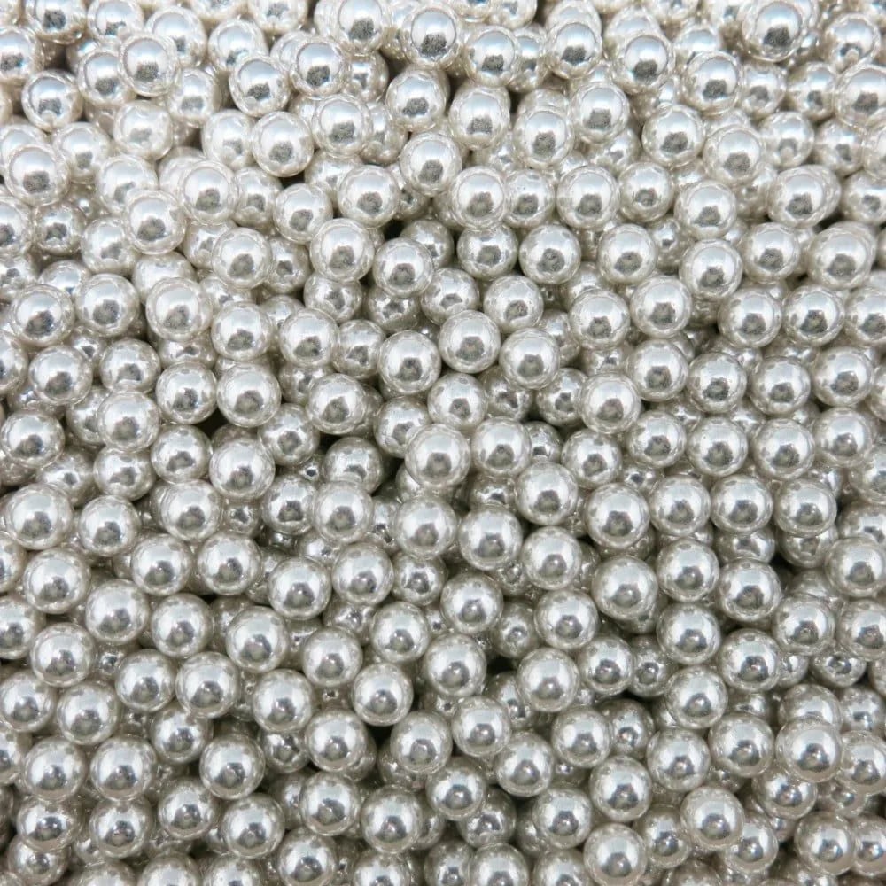 Gragea Perla Plateada Brillante 8mm x50gr
